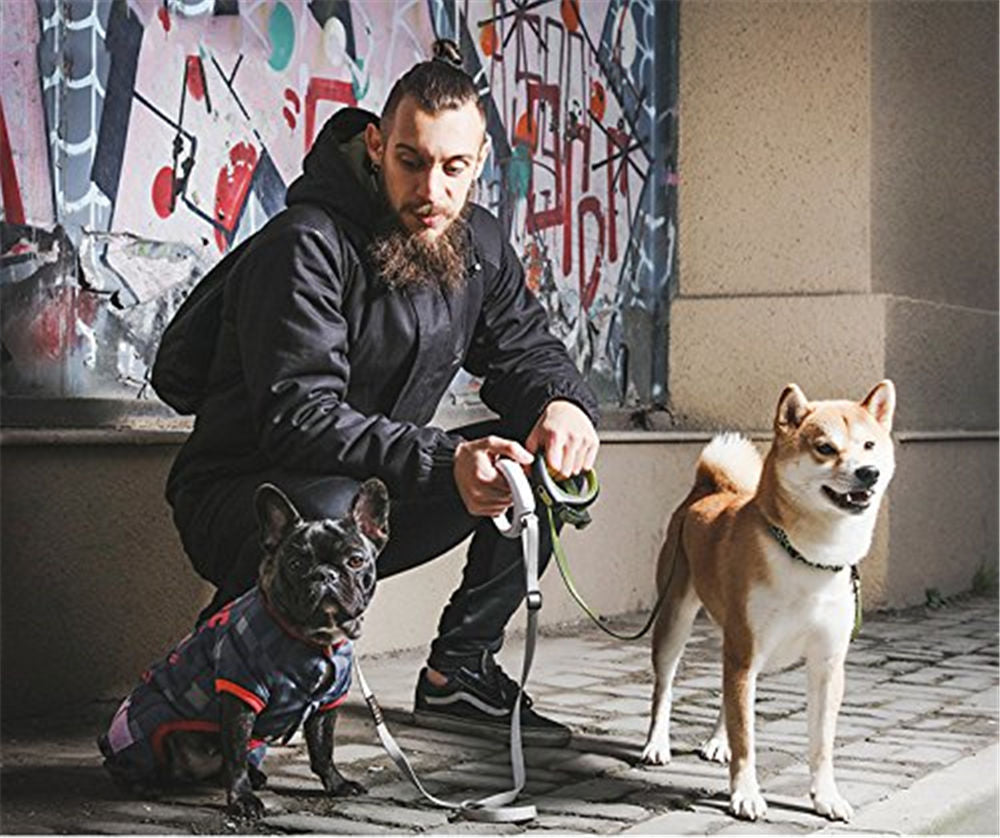 LED Retractable Dog Collar Light